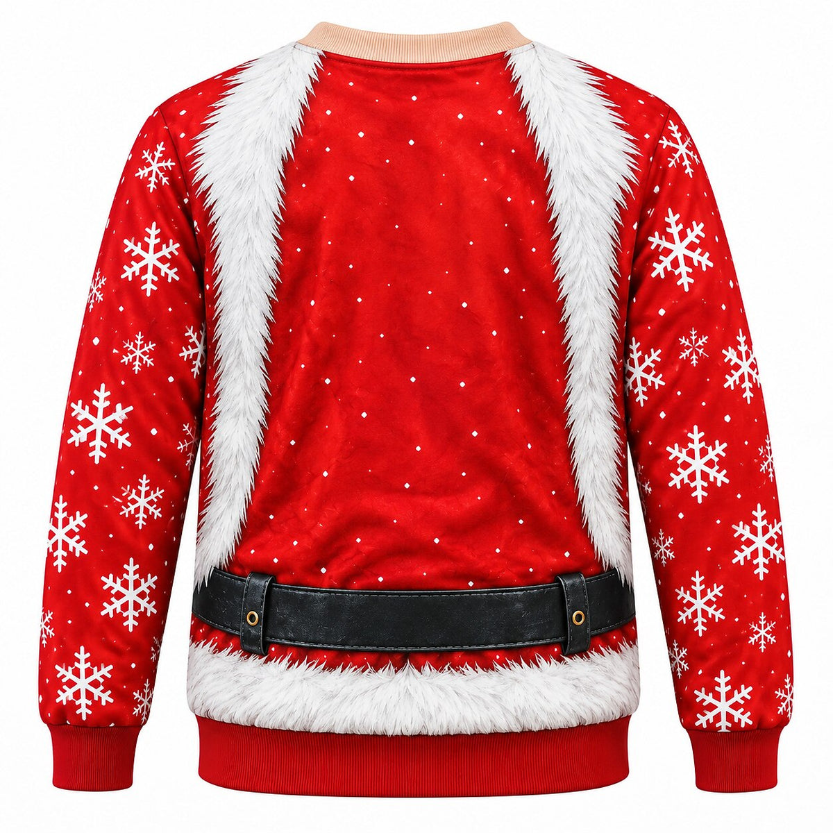 Christmas Santa Fake Belly Crewneck Sweatshirt