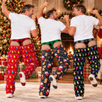 Fun Family Lights Gift Pajama Pants
