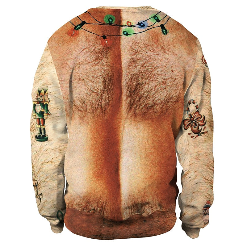 Christmas Scene Holiday Graphic Hoodie