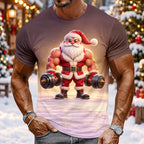Men's Santa Claus Streetwear Graphic Tee
