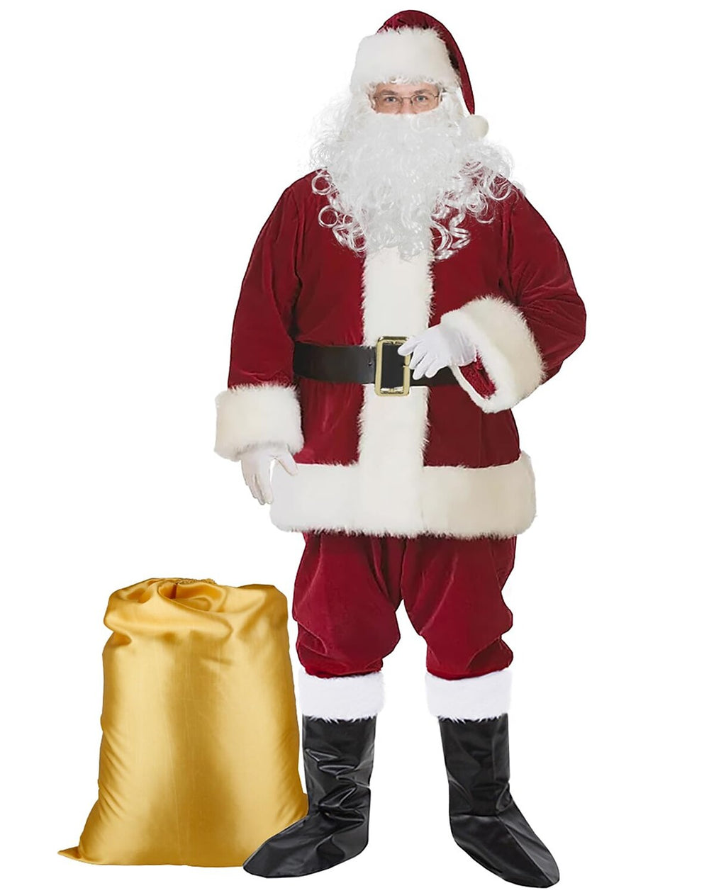 Santa Beard Hat Costume Set