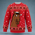 Christmas Novelty Knit Crewneck Sweater