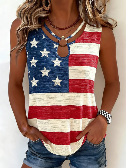 Women's Heritage Flag Eyelet Tank