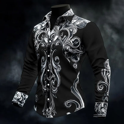 Men's Halloween Black Cat Shirt