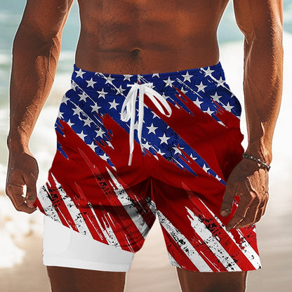 Men's Liberty Flag Swim Shorts