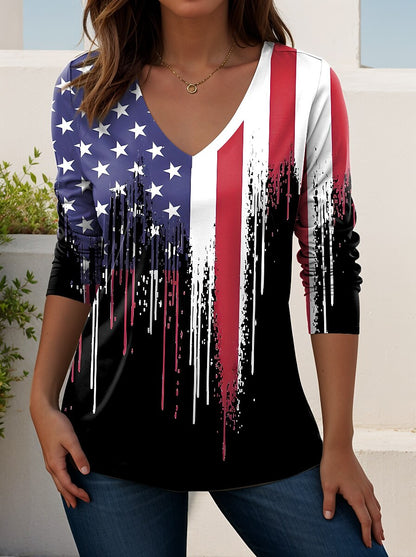 Women's Heritage Flag Long Sleeve Tee