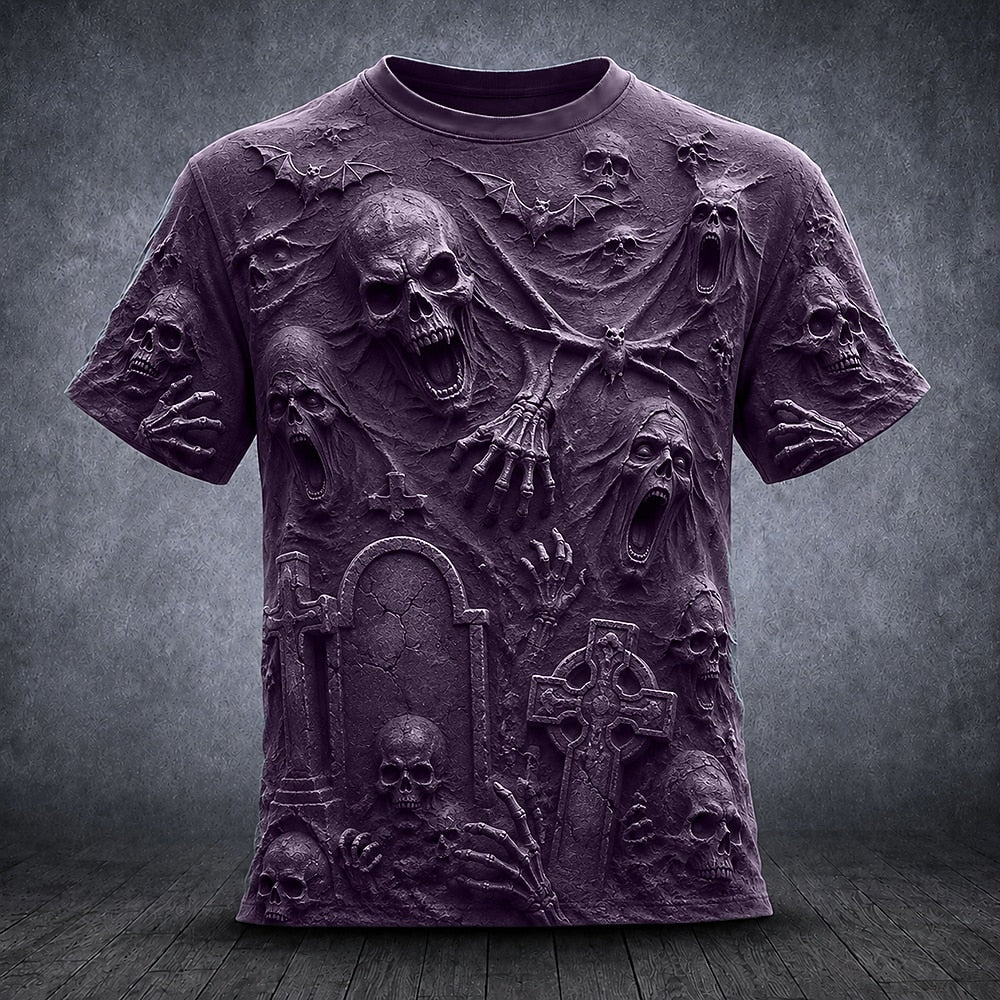 Men's Halloween Horror Graphic Shirt