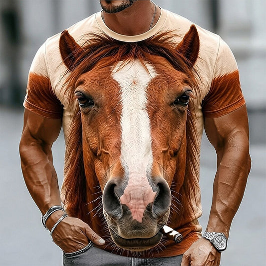 Men's Western Horse Spirit Graphic Tee