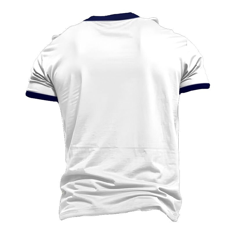 Men's Patriotic Flag Print Tee