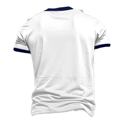 Men's Patriotic Flag Print Tee