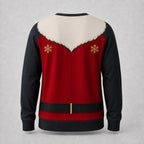 Christmas Santa Print Plus Size Sweatshirt