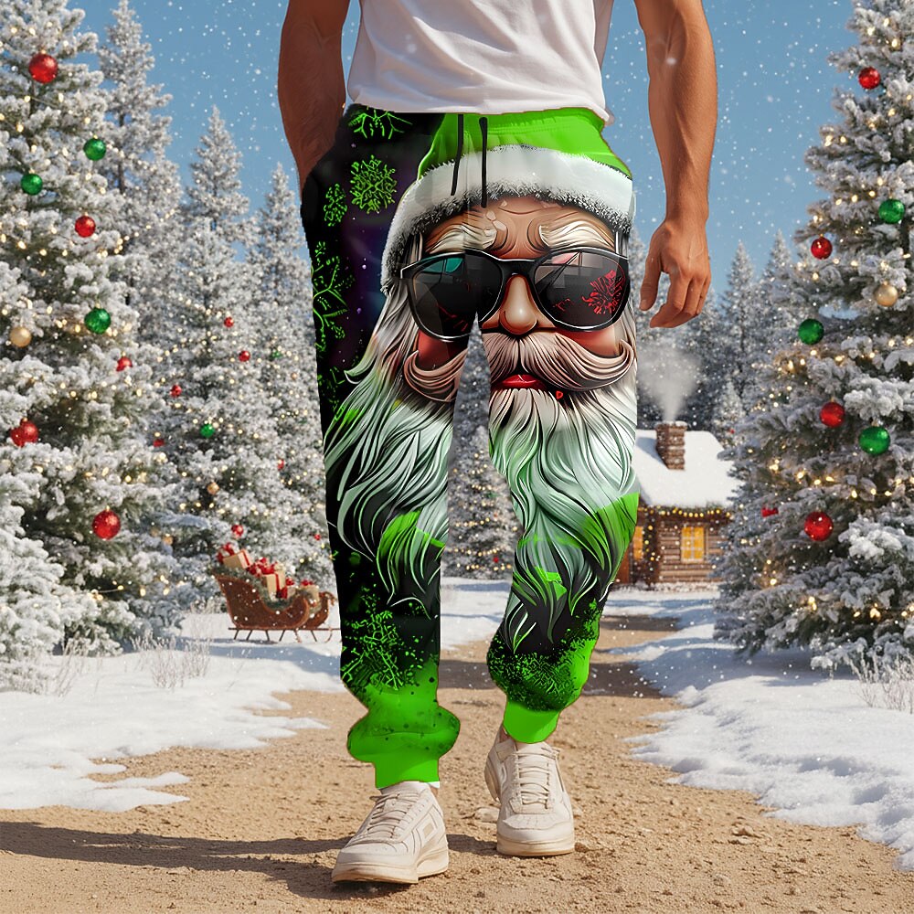 Christmas Santa Claus Jogger Sweatpants