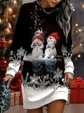 Women's Christmas Graphic Stylish Dress