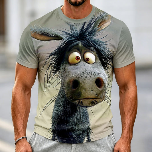 Men's Funny Donkey Animal Graphic Tee
