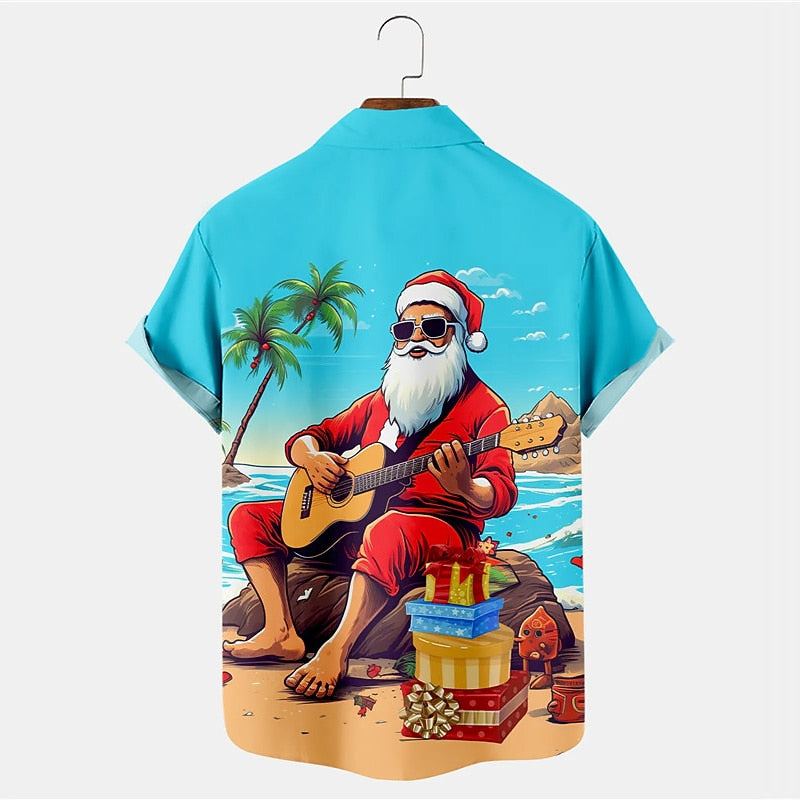 Men's Santa Claus Christmas Hawaiian Shirt