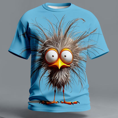 Men's Grumpy Bird Party Graphic Tee