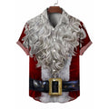 Christmas Santa Casual Short Sleeve Shirt