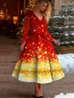 Women's Christmas Festive Casual Dress
