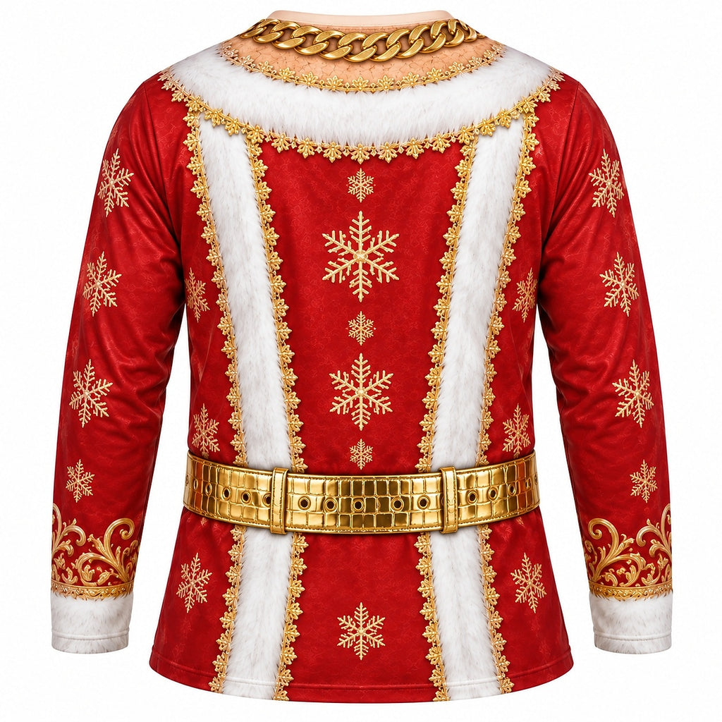 Christmas Santa Spooky Graphic Crewneck Sweatshirt