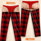 Men's Funny Plaid Gift Pajama Pants