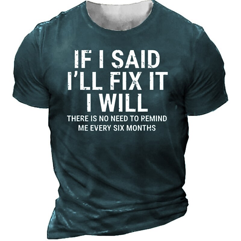 Men's Casual Graphic Tee