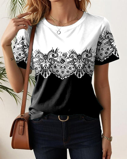 Women's Everyday Floral Garden Graphic Tee