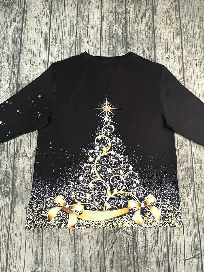 Women's Christmas Graphic Party Shirt