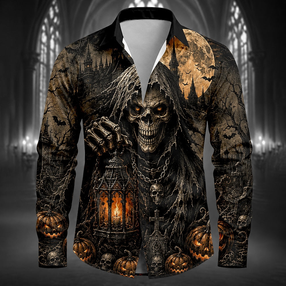 Men's Vintage Halloween Shirt