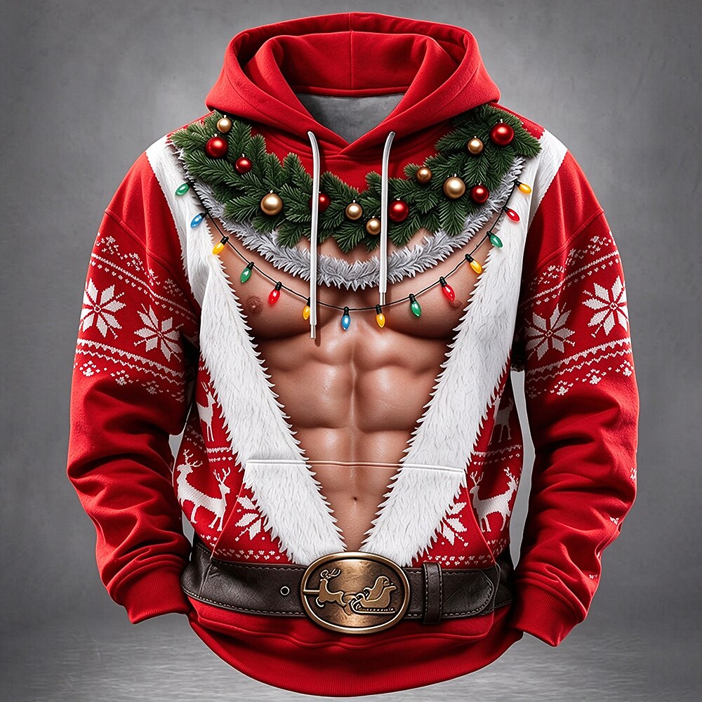 Men's Classic Christmas Costume Hoodie