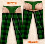 Men's Funny Plaid Gift Pajama Pants