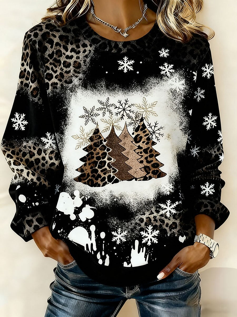 Women's Christmas Graphic Elegant Sweatshirt