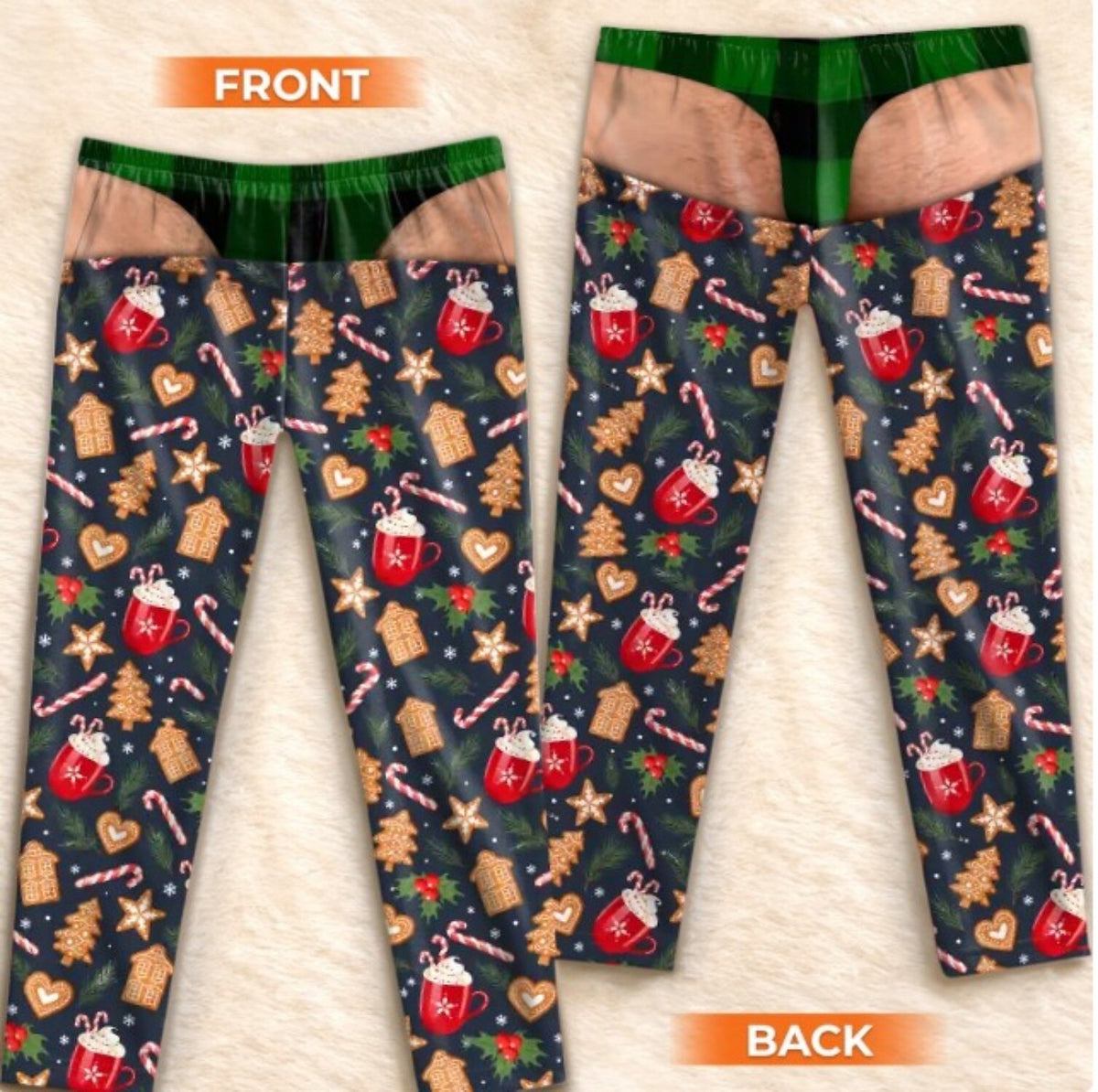 Fun Family Lights Gift Pajama Pants
