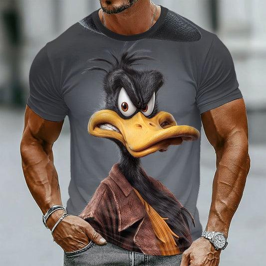 Men's Grumpy Duck Streetwear Graphic Tee