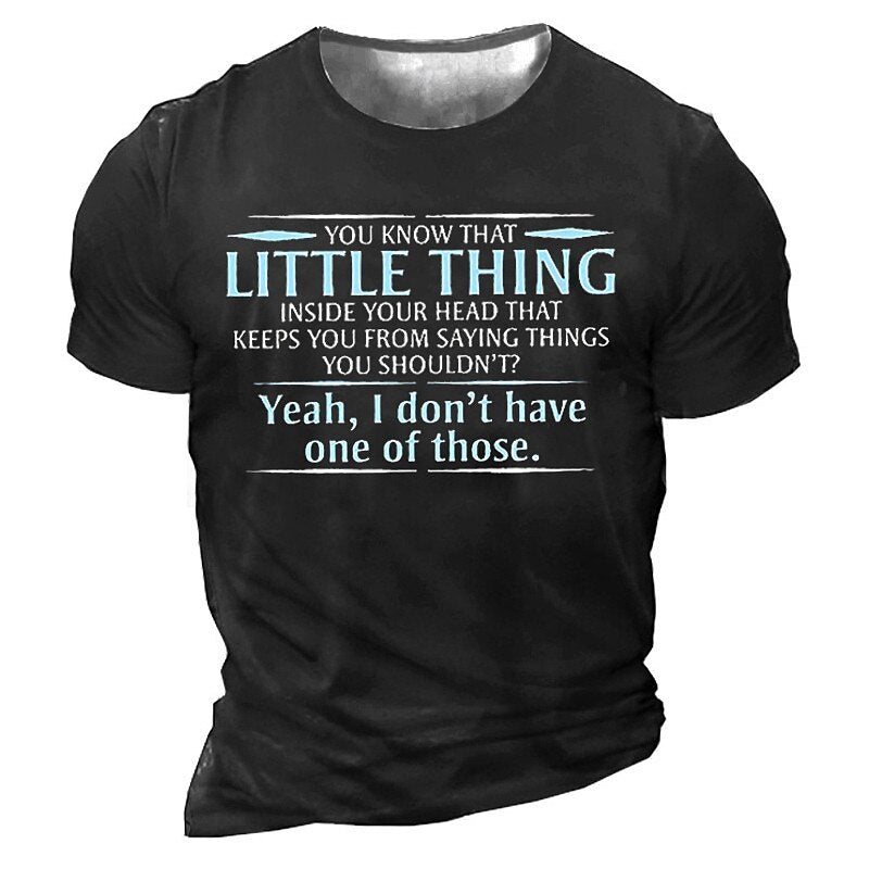 Men's Retro Graphic Print Tee