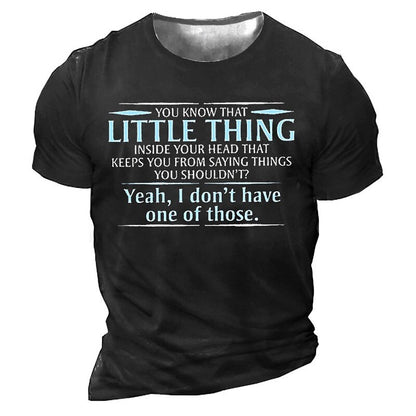 Men's Retro Graphic Print Tee