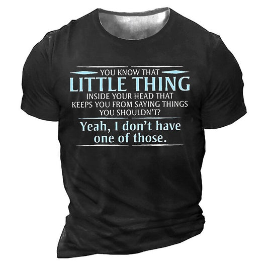 Men's Retro Graphic Print Tee