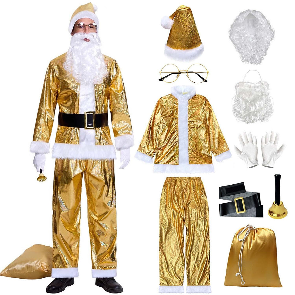 Men's Santa Claus Christmas Costume Set