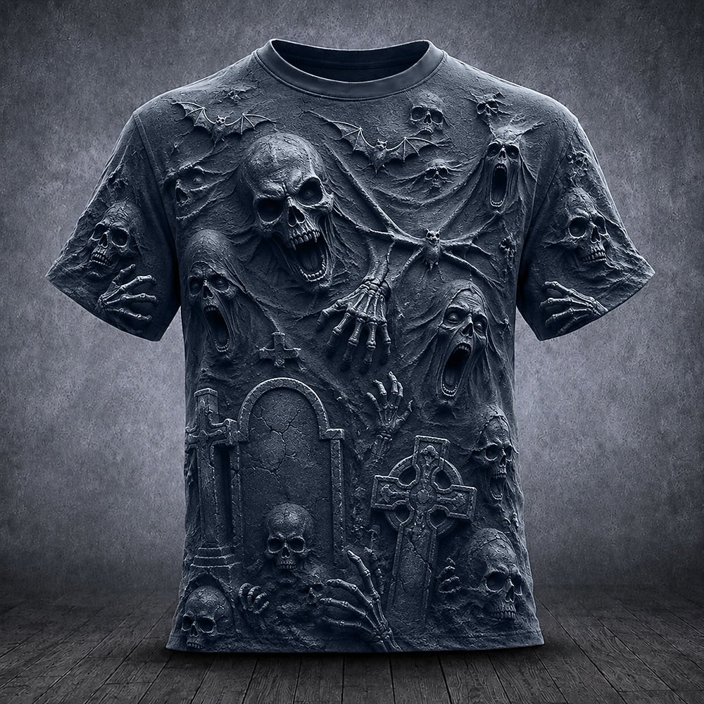 Men's Halloween Horror Graphic Shirt