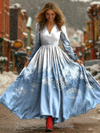 Women's Christmas Graphic Holiday Dress