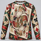 Men's Santa Claus Long Sleeve Holiday Tee