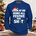Men's Christmas Festive Graphic Shirt