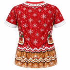 Christmas Gingerbread Man Funny Graphic T-Shirt