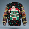 Christmas Santa Claus Knit Sweater