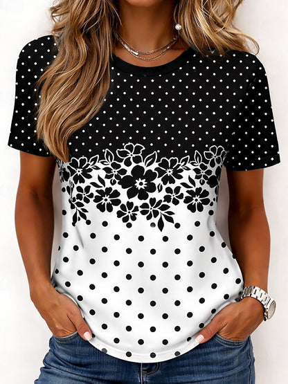 Women's Tropical Floral Garden Graphic Tee