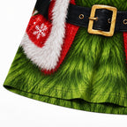Christmas Santa Green Monster Crewneck Sweatshirt