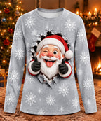 Women's Santa Christmas Vintage Graphic Tee