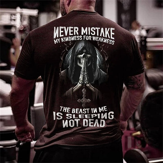 Men's Grim Reaper Warning Graphic Tee