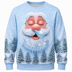 Men's Santa Claus Graphic Crewneck Sweatshirt