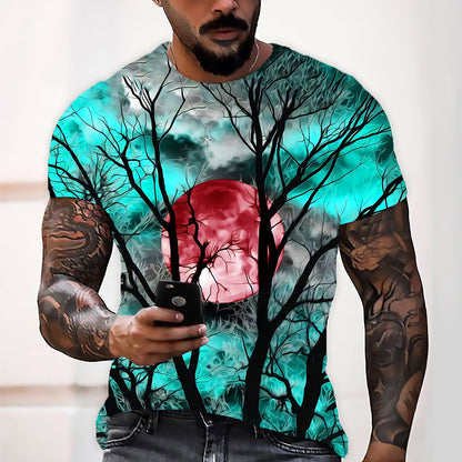 Men's Halloween Spooky Graphic Graphic Tee