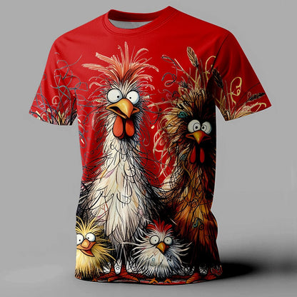 Men's Vintage Rooster Farm Graphic Tee